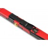 Peradon Red Black Patch Thin 1 Piece Leather Cue Case